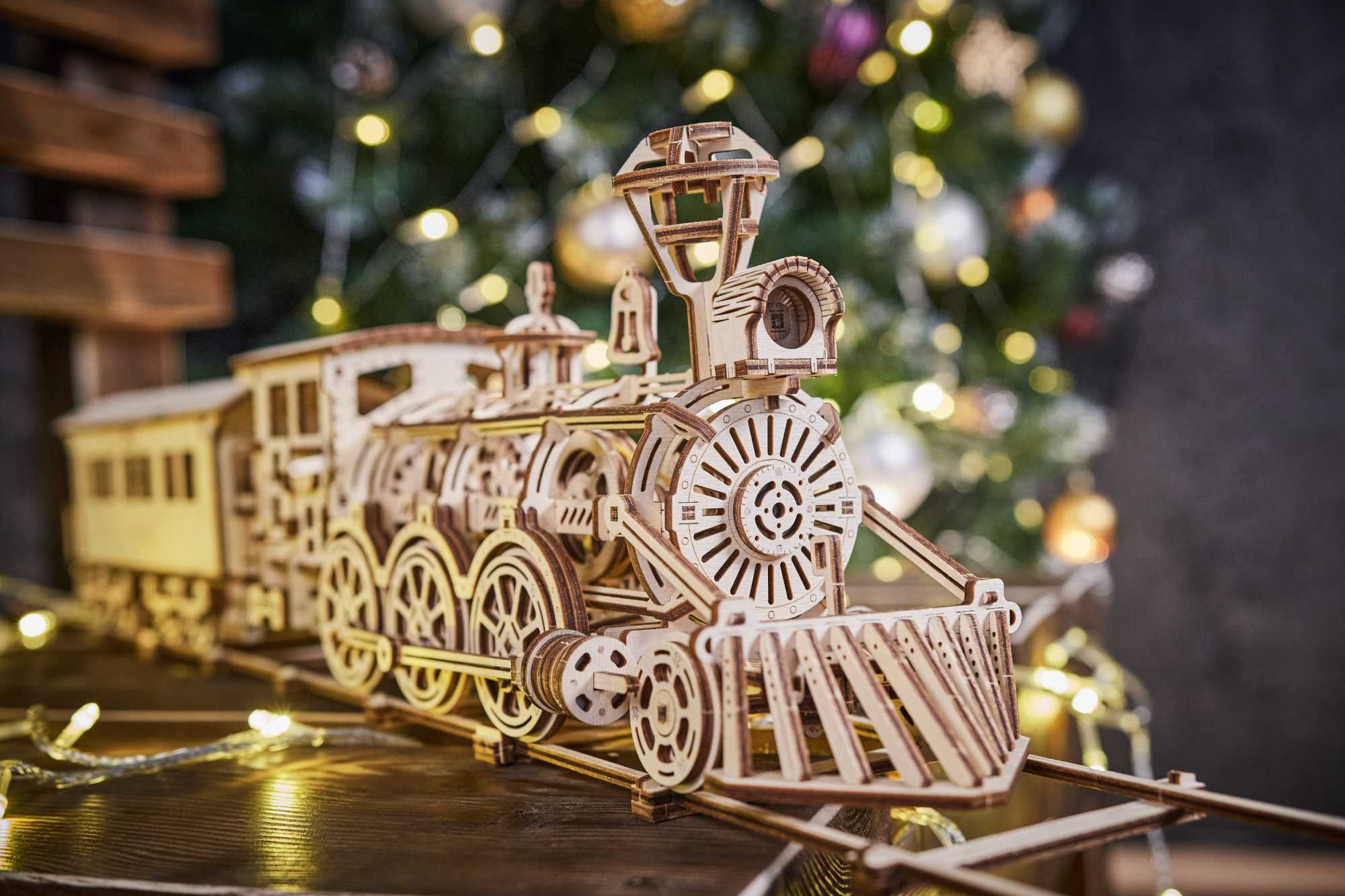 TrainCraft 3D Puzzle - Historic Locomotive with Wagon