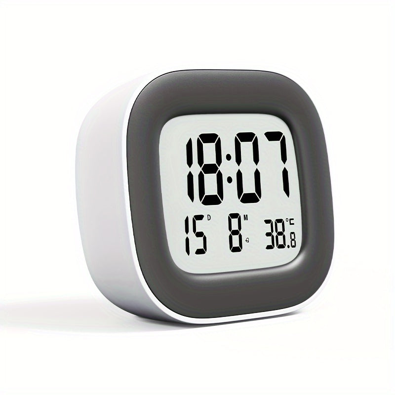 TimeView Clock - Stylish Mini Alarm Clock with Temperature