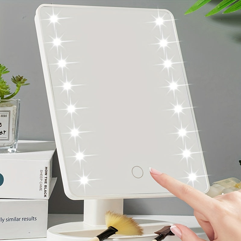 GlowPerfect - Portable Makeup Mirror with 16 LED Lights
