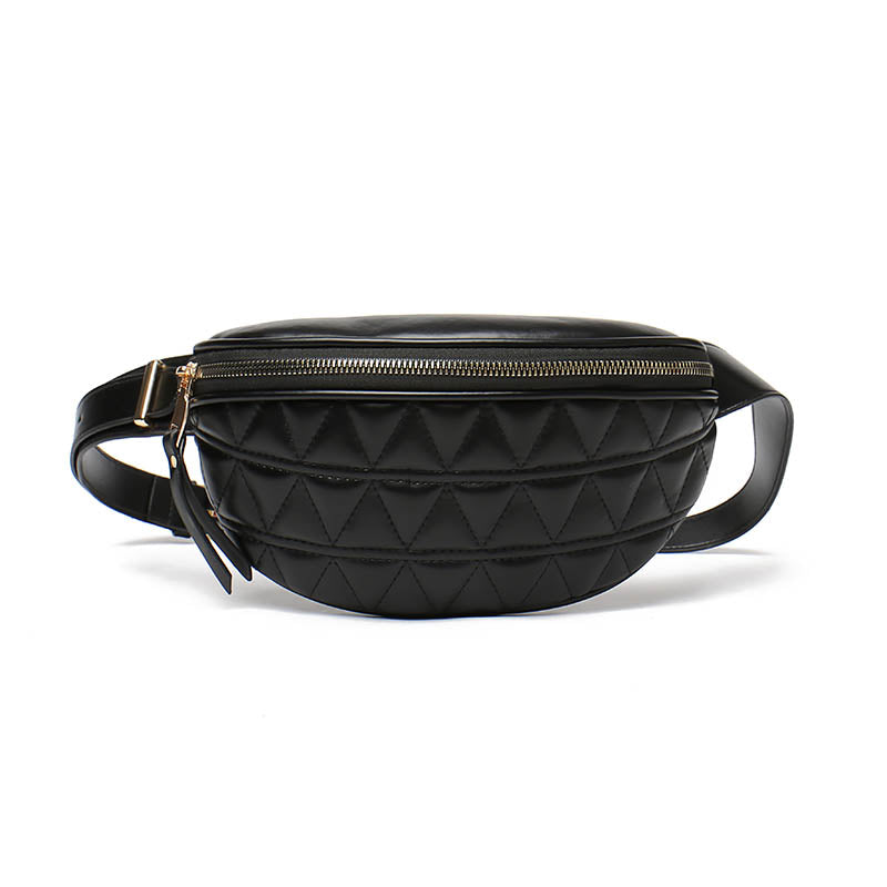 HazelBag - Trendy Hip Bag with Check Pattern