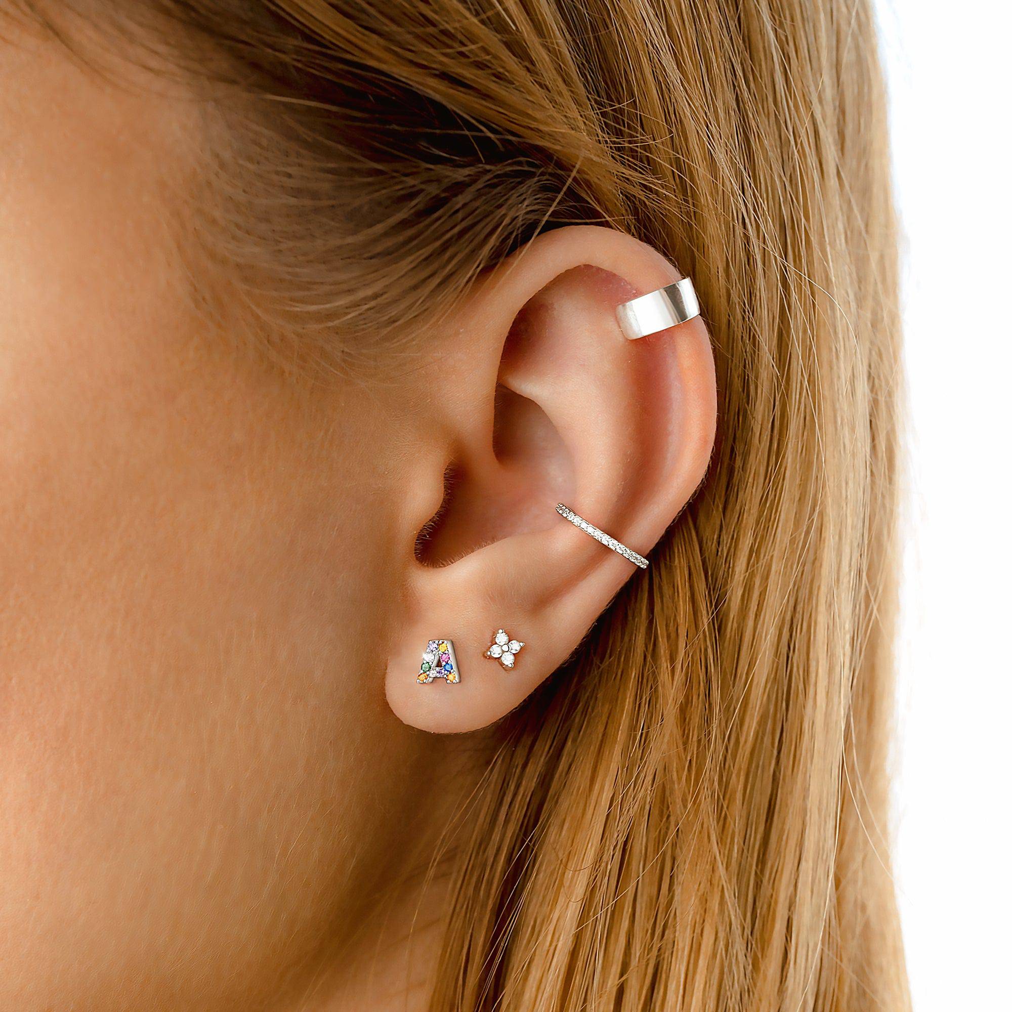 Vibrant Colorful Letter Earrings - Letria