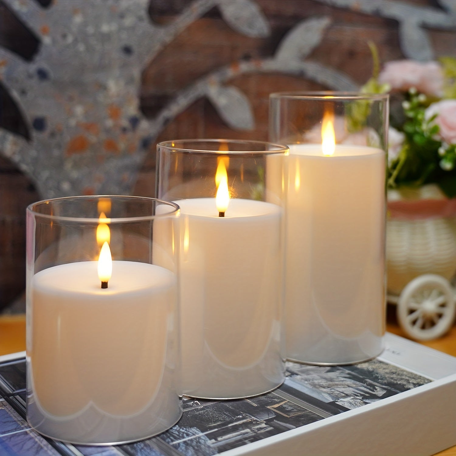 FlamelessGlow - Magical LED light set with remote control