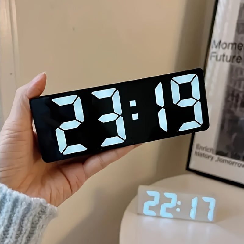 DigiGlow Clock - Modern LED Alarm Clock with Display