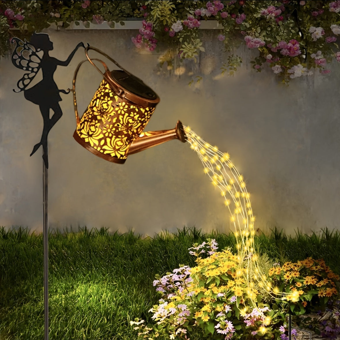 SolarSprinkle – Captivating Solar Sprinkler with Lighting