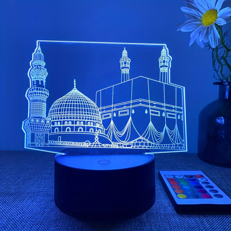 GlowSphere Lamp – 3D Night Light with Remote Control