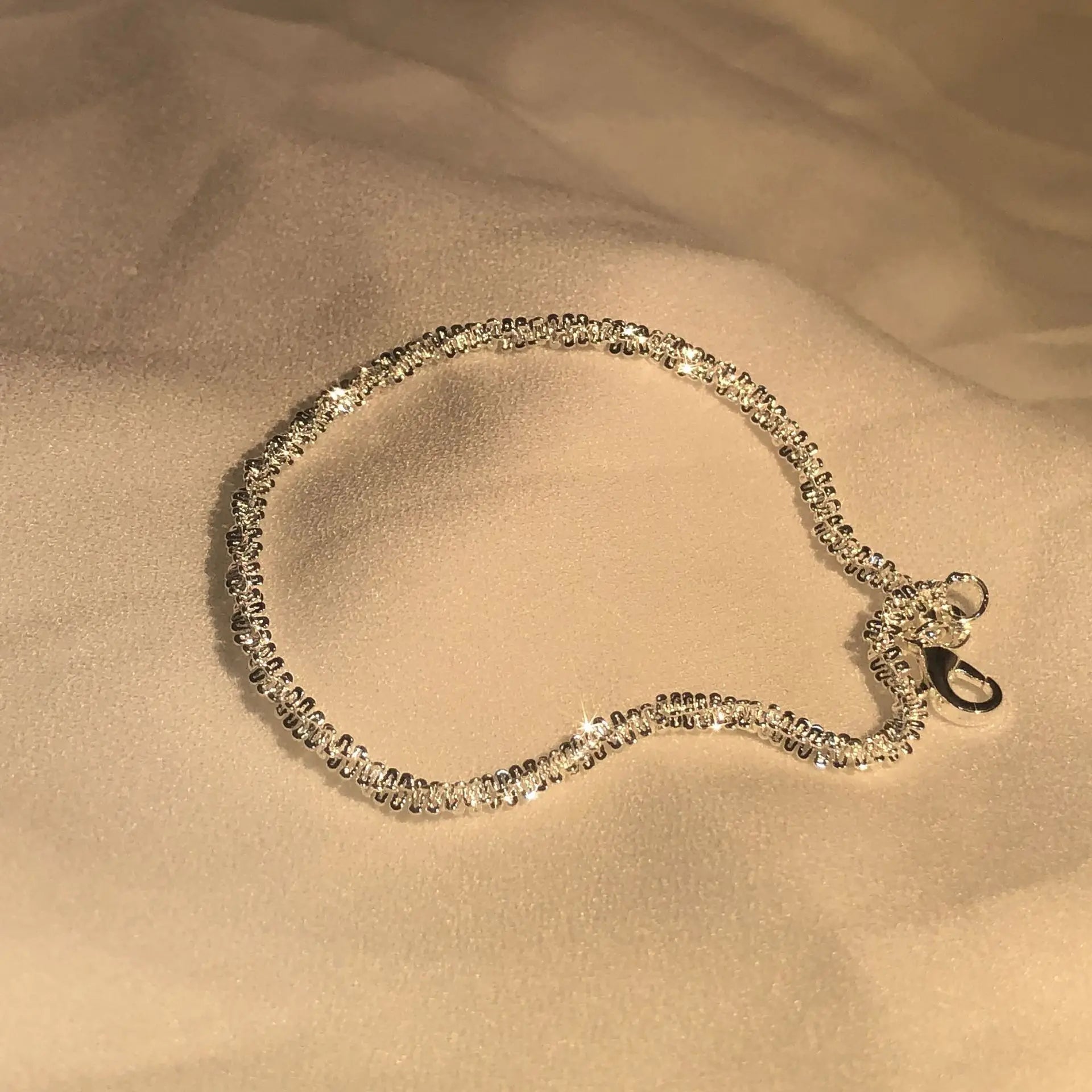 SilverFlow Bracelet - Elegant Sterling Silver Bracelet