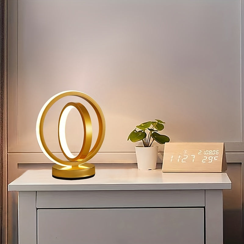 LumiSunset – Stylish USB Table Lamp with Dimmer