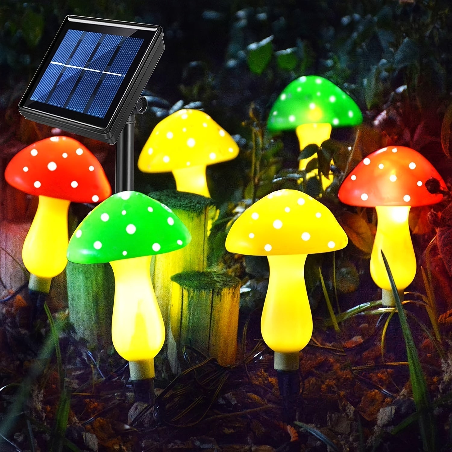 SolarGlow Lamp - Energy Efficient Garden Lighting with 8 Modes
