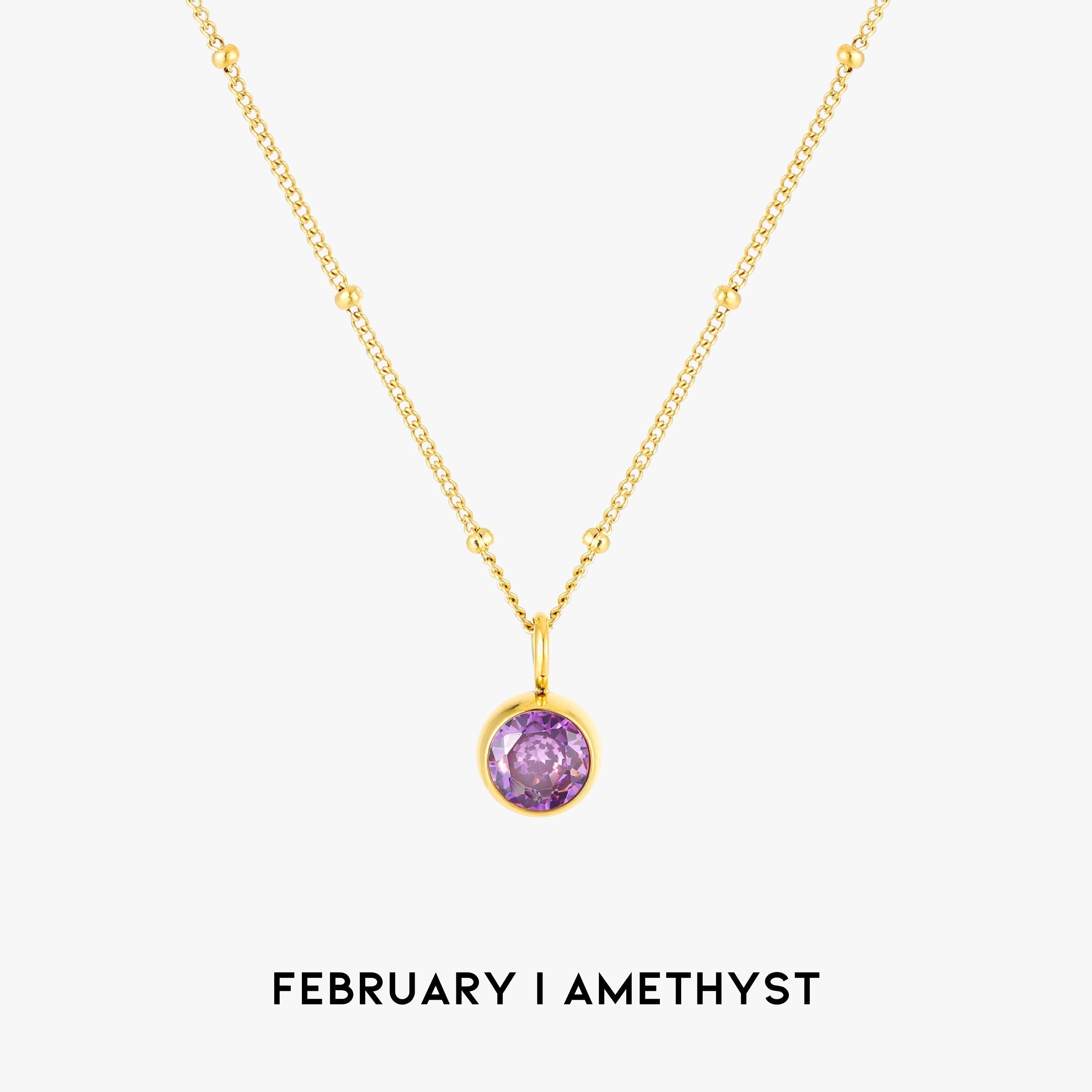 Aurora Birthstone Necklace - An Enchanting Connection