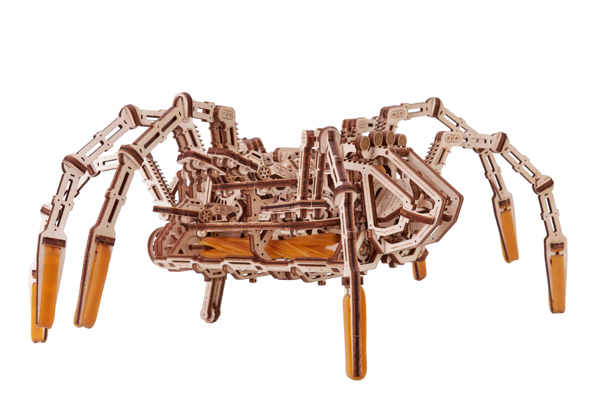 WoodCraft Spider Puzzle - 3D Mechanical Model