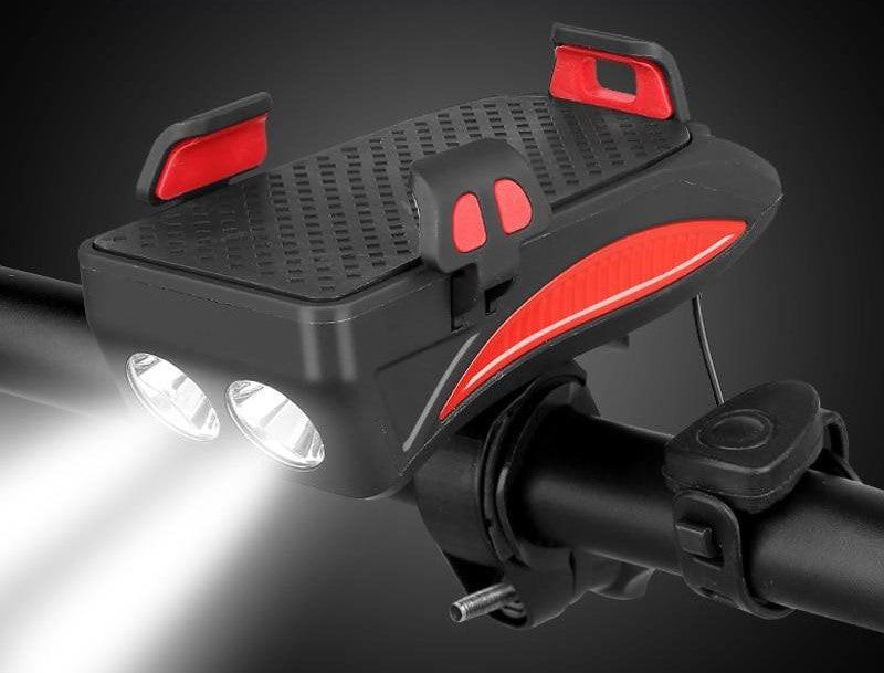RideGuard - 4-in-1 Bicycle Phone Holder with Powerbank