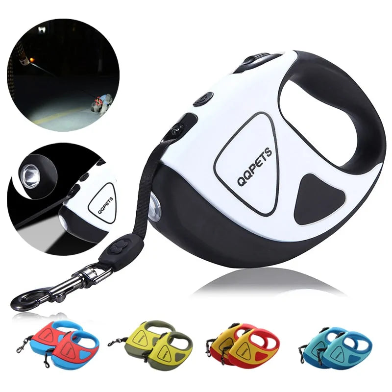 BrightLeash - Luxury retractable dog leash with LED