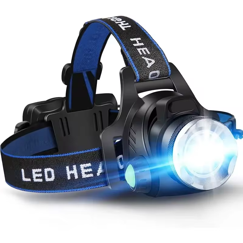 PowerGlow - Rechargeable Waterproof LED Headlamp