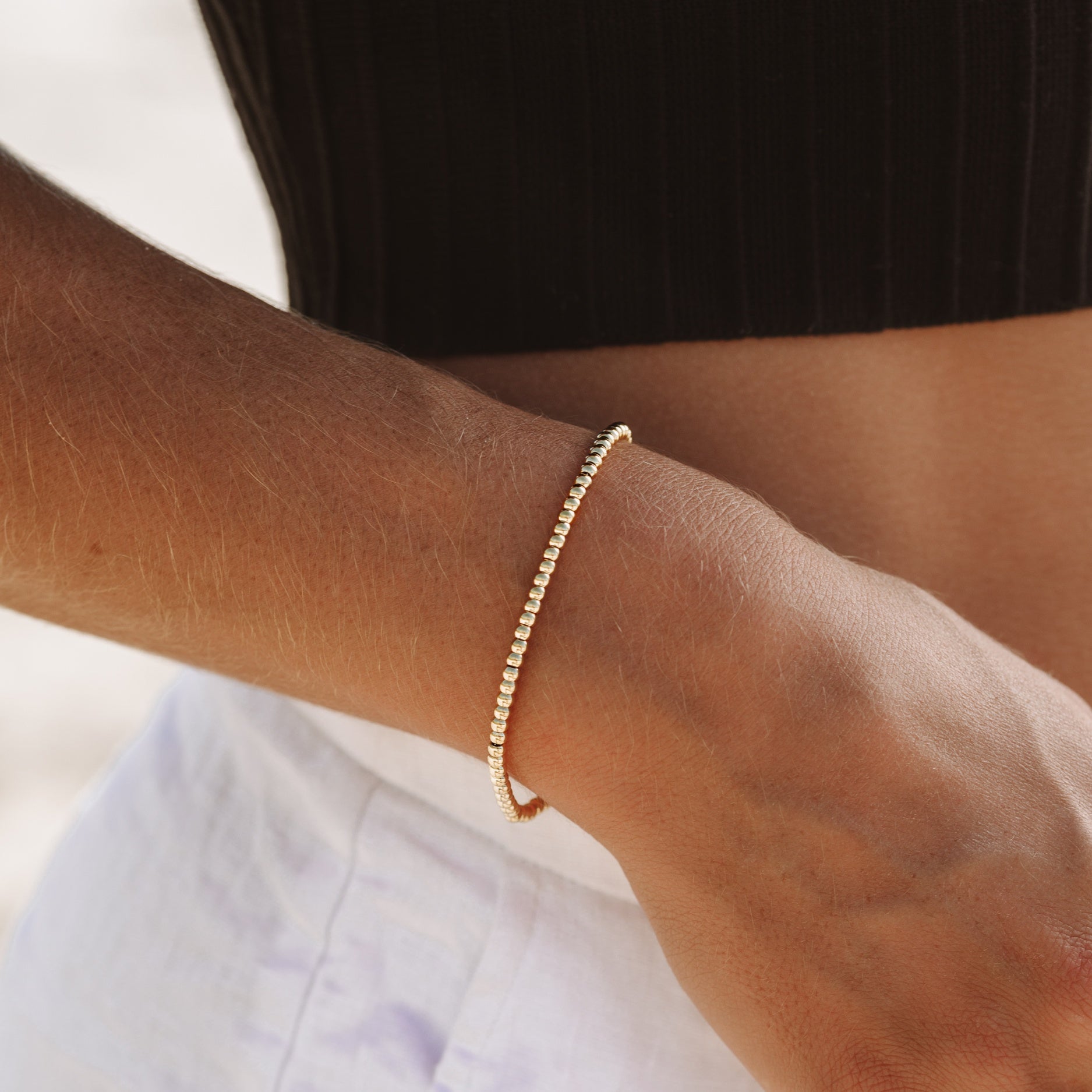 Stylish Nova Bead Bracelet for a Refined Look