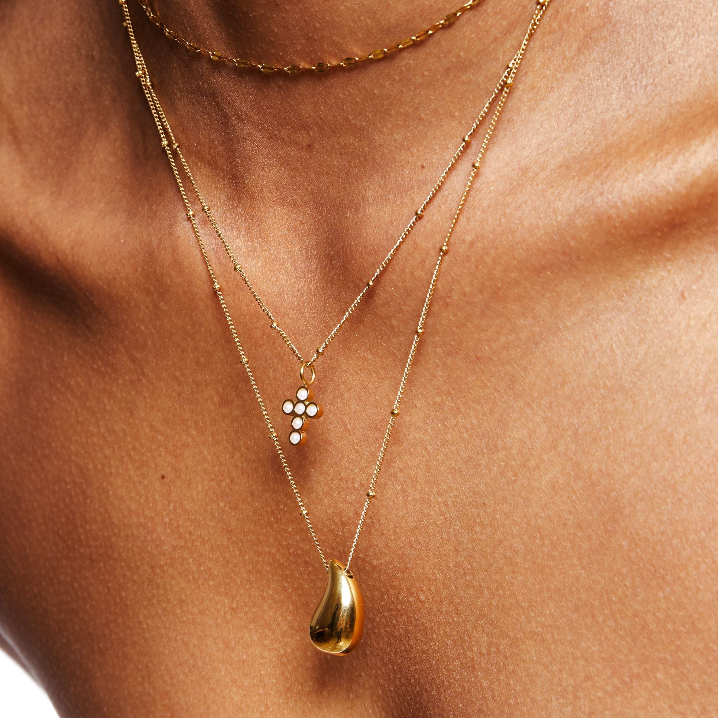 Drop-shaped Necklace - Elara Elegance