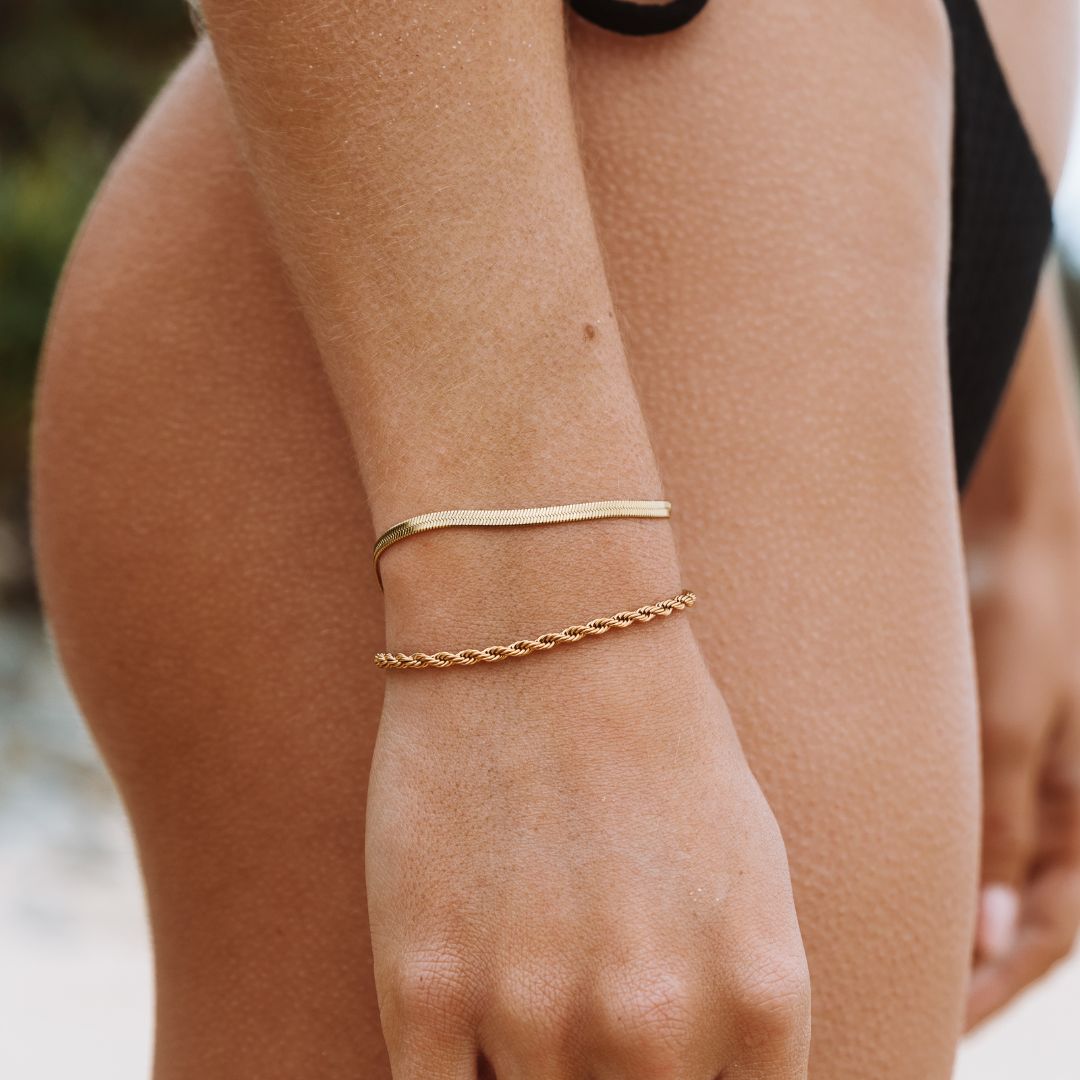 Elegant Lana Herringbone Bracelet 