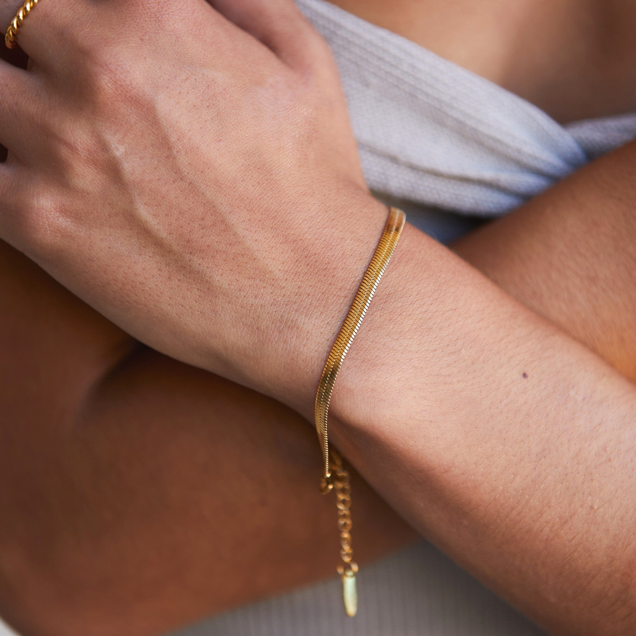 Elegant Lana Herringbone Bracelet 