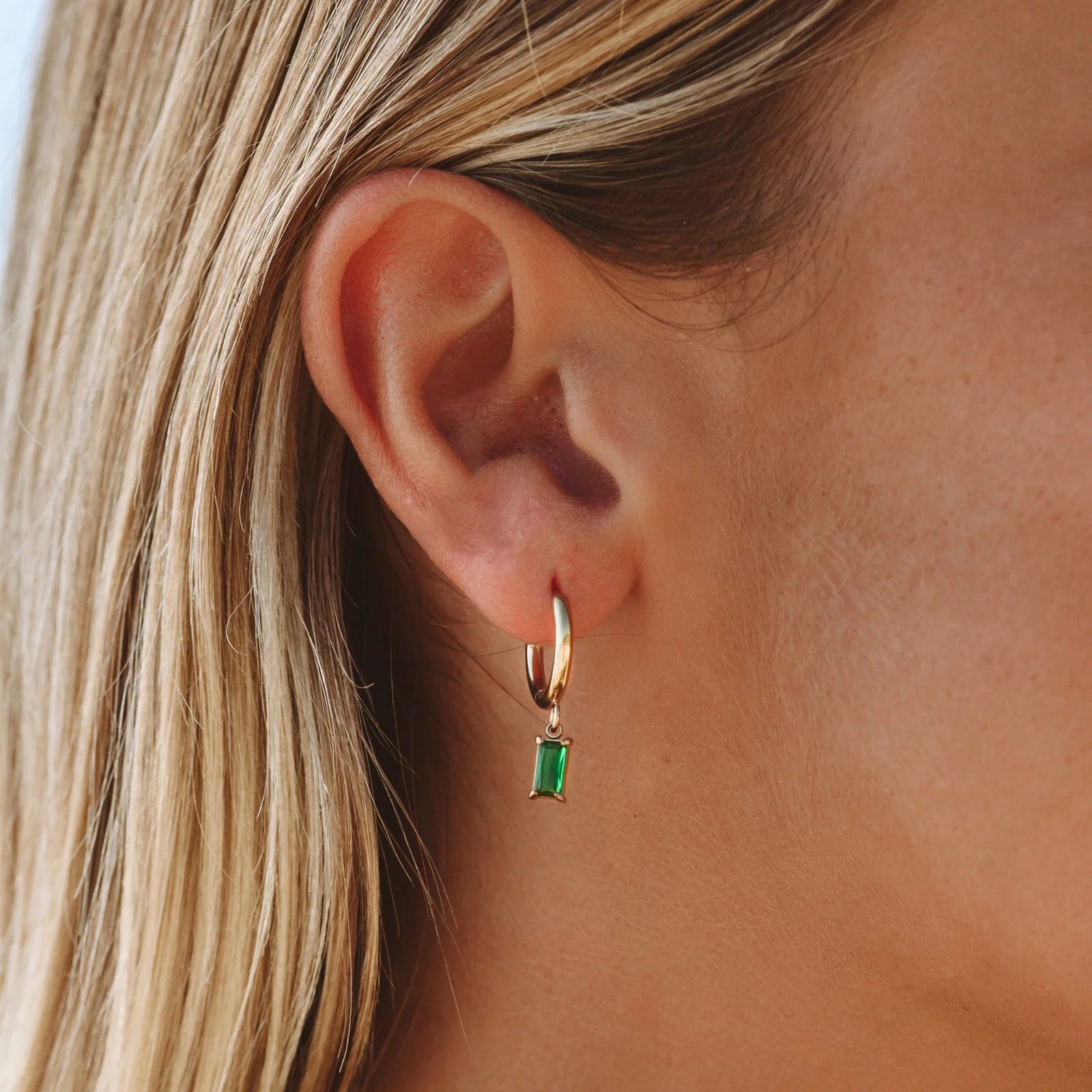 Liana Zee glitter earrings - Radiant ocean inspiration