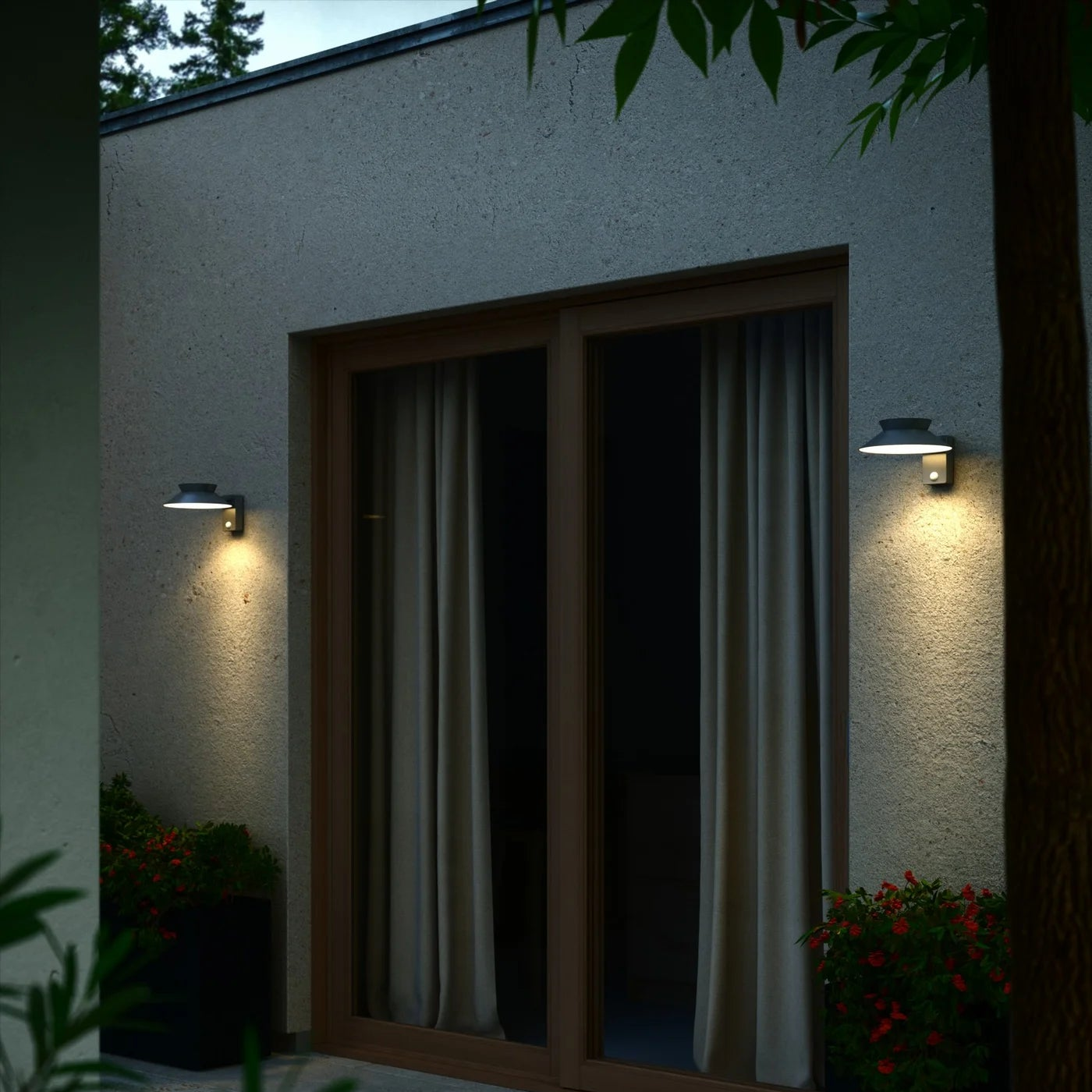 Justina Solar Outdoor Lamp – Wireless LED Design with Sensor