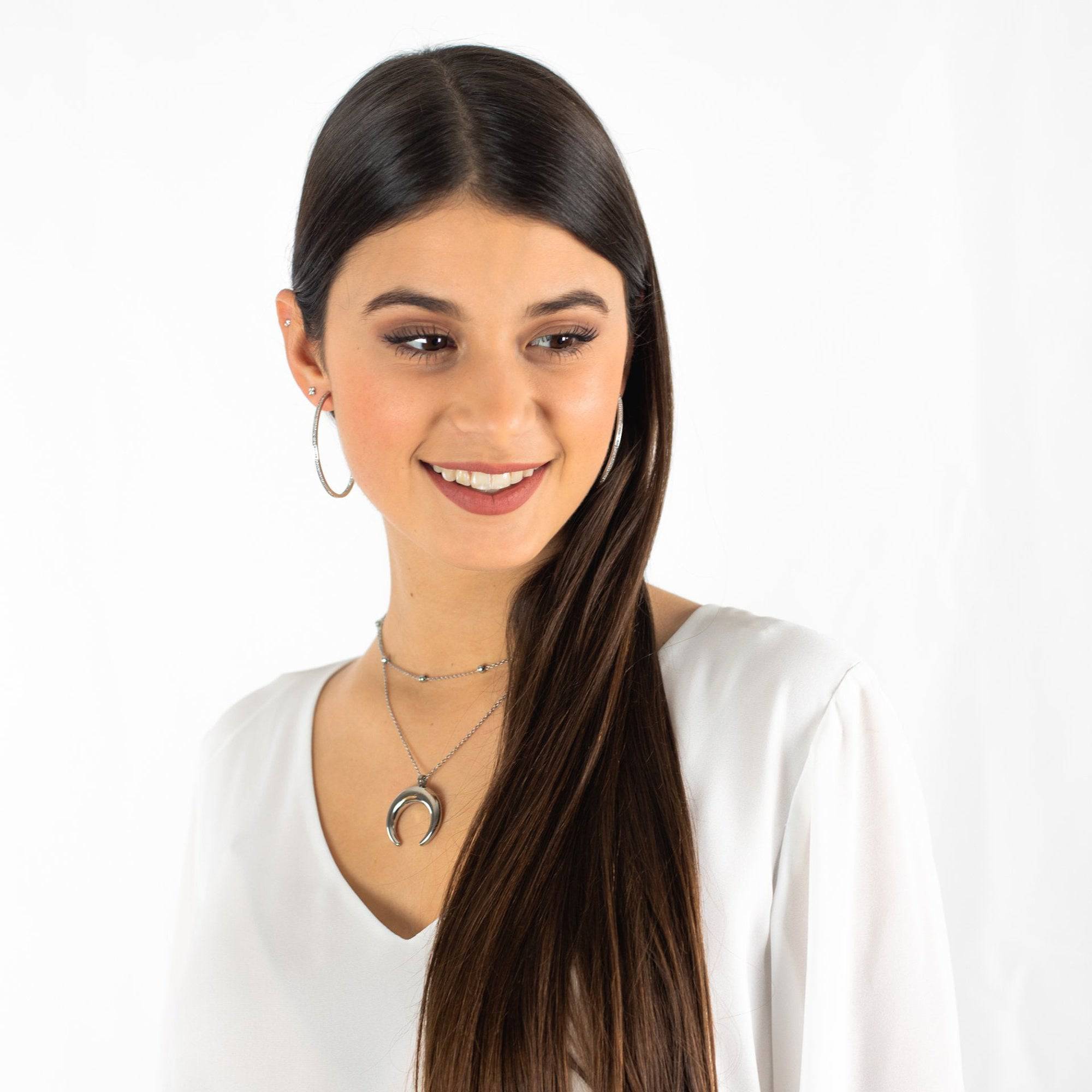 Elegant Celeste Large Hoop Earrings