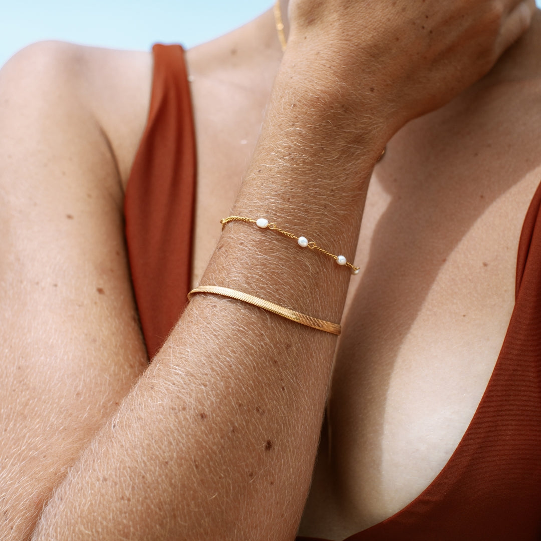 Elegant Lana Herringbone Bracelet 