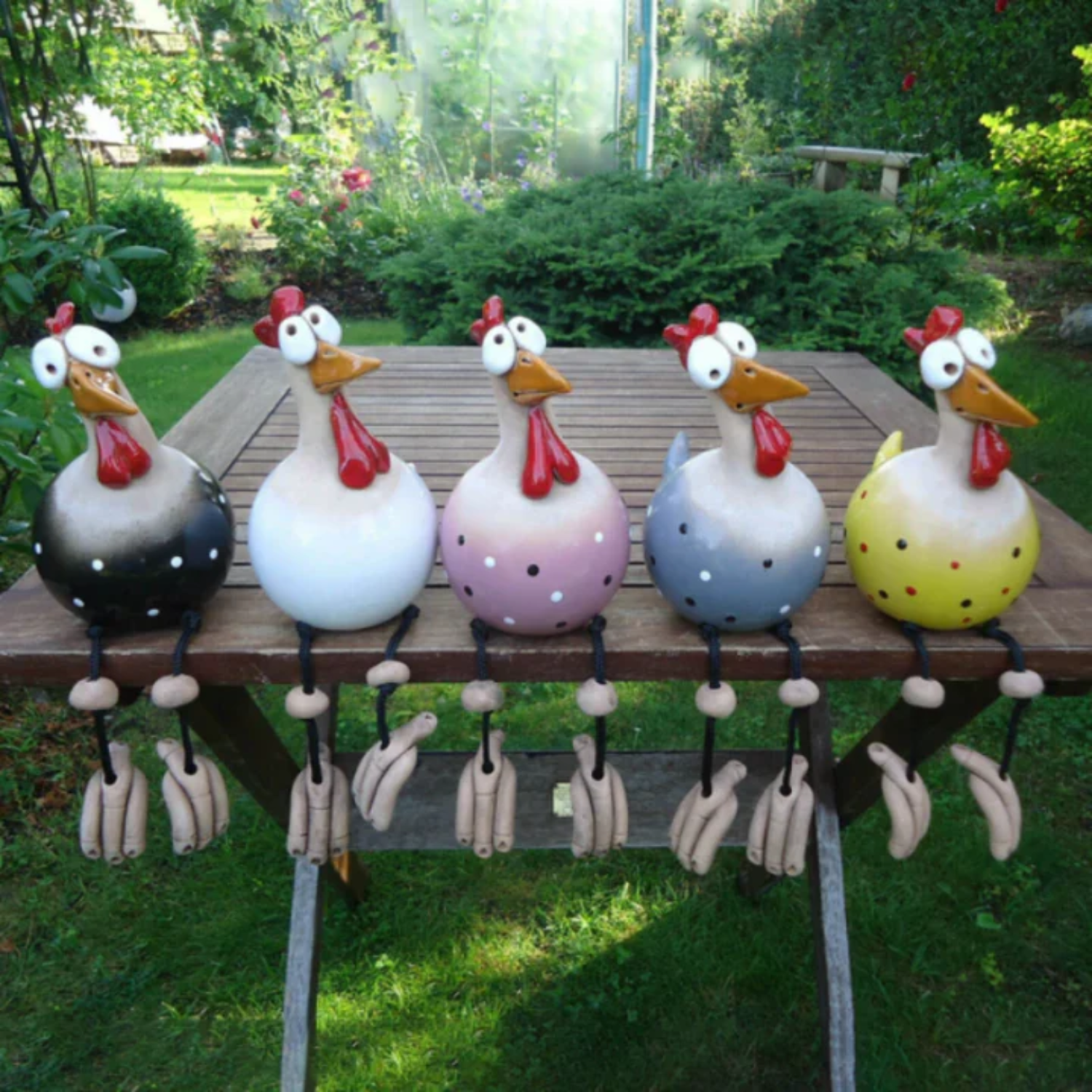 Happy Hen – Playful Garden Chicken Decoration for Outdoors