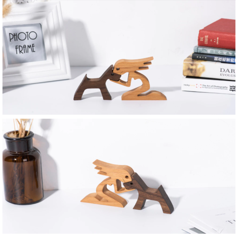 Wooden Sculpture – Handmade Wooden Statue for Interior Design