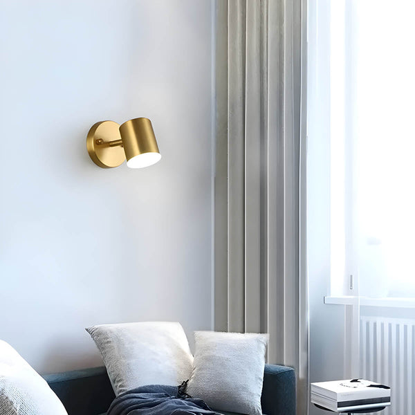 Eleganta Skandinaviska Koppar LED Vägglampor för Stilfull Belysning