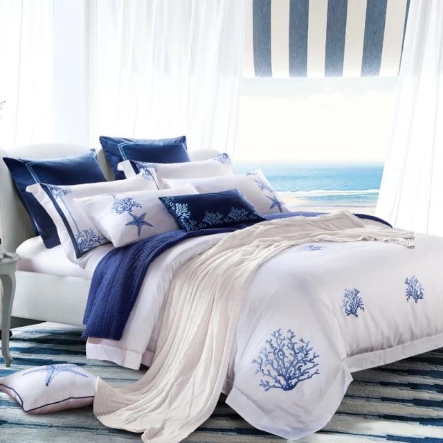 Blue Coral – Luxurious Egyptian Cotton Duvet Cover