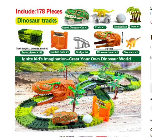 DinoExpress Train Set – Adventurous Playset for Kids
