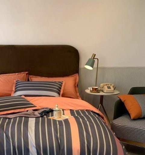 Striplen - Luxe Egyptian Cotton Duvet Cover Set