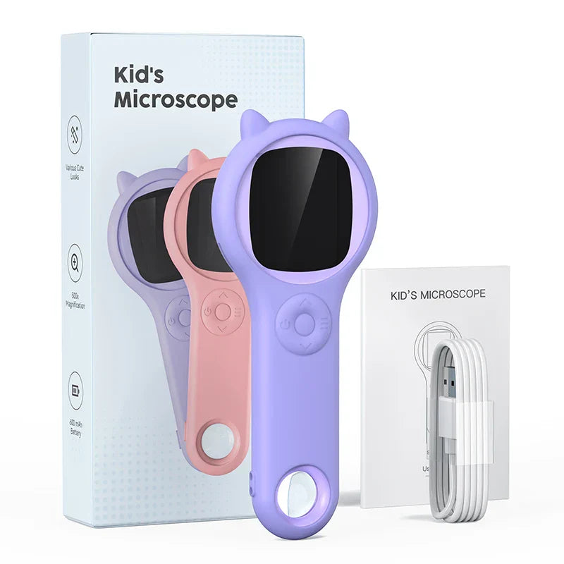 Mini Barnmikroskop™ – Magisk Vetenskapsupplevelse för Barn