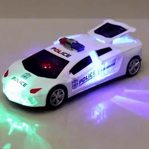 SpeedGlider – Dynamic police car with lights and sounds