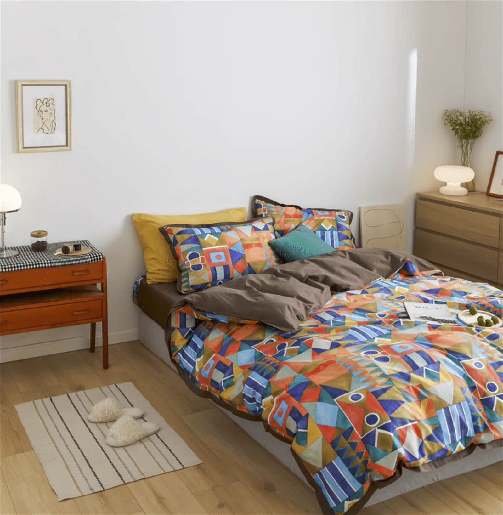 Shapes and Colors – Luxe Egyptian Cotton Bedding Set