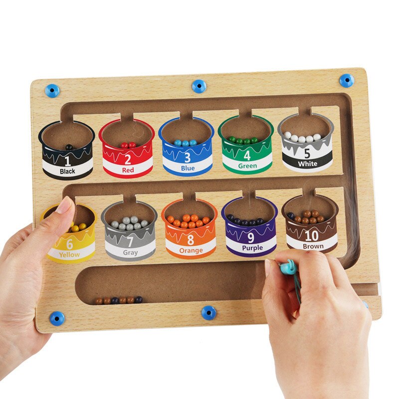 ColorMaze - Creative Magnetic Color and Number Maze