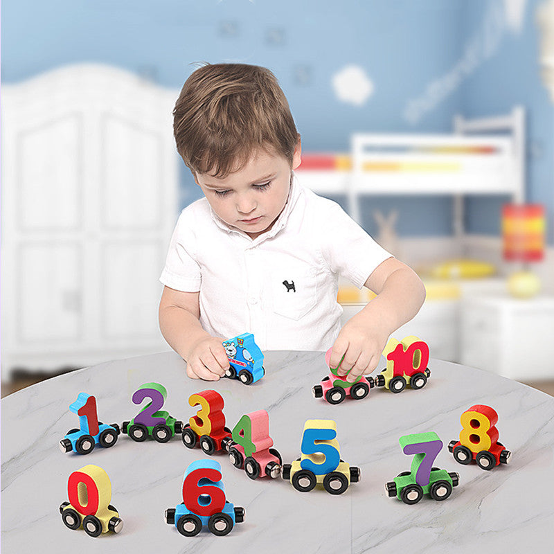 Magnetic Number Train - Learning Toy