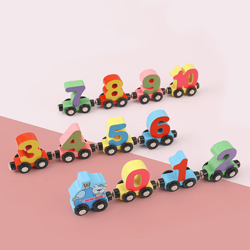 Magnetic Number Train - Learning Toy