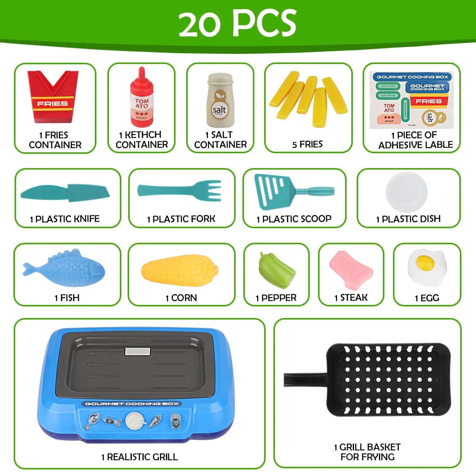 Magicfood™ - Gourmet Toy Set for Kids