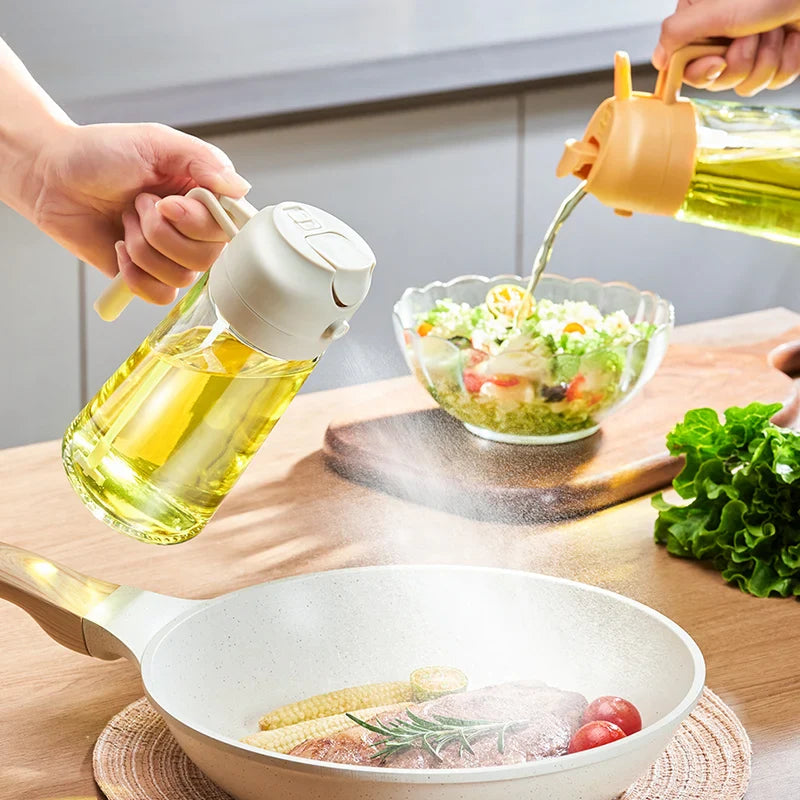 2-in-1 Oil Sprayer and Dispenser