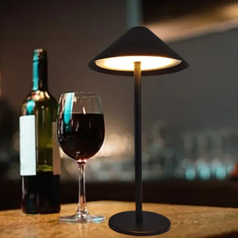 Elegant Wireless Desk Lamp with Adjustable Light and Luxurious Design