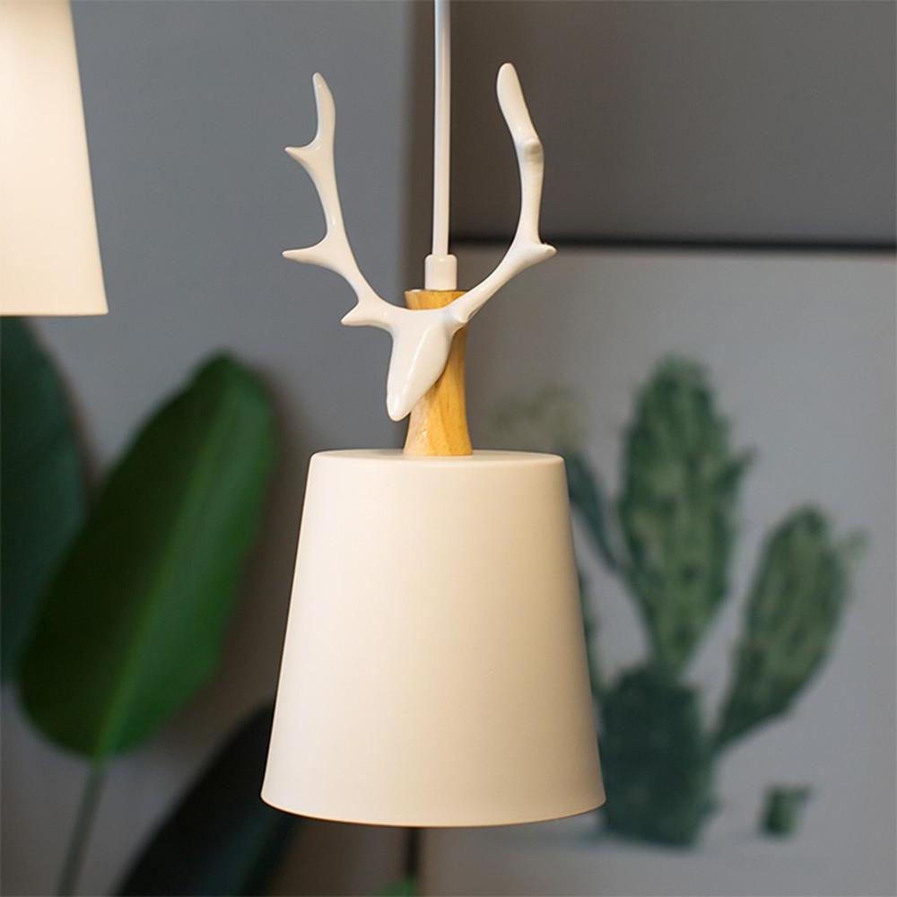 ForestGlow Pendant - Elegant LED pendant lamp with deer antler design