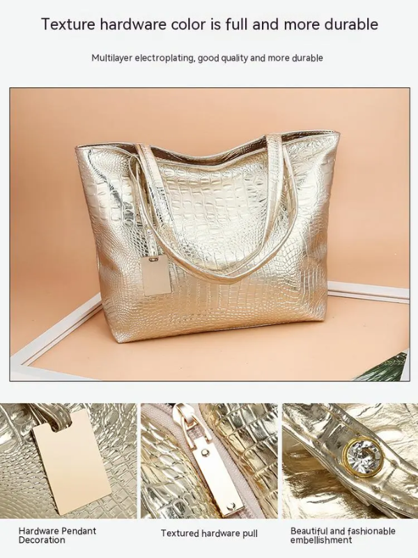 IsabellaBag – Luxury Shoulder Bag with Crocodile Print