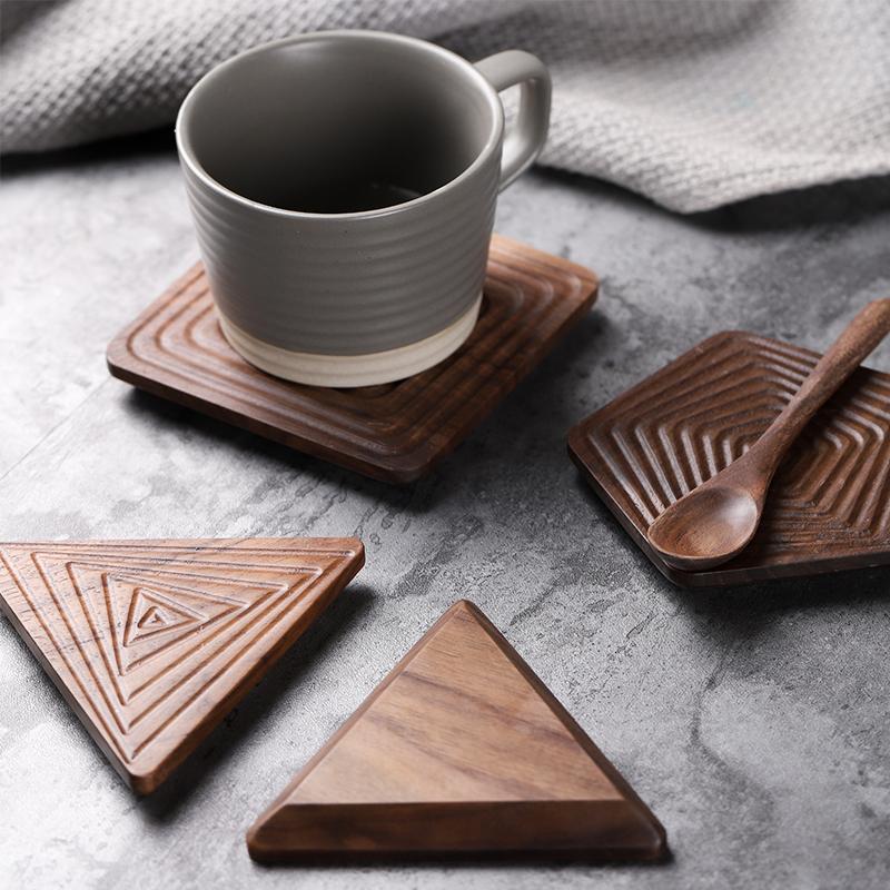 Creative Coasters – Black Walnut in Unique Shapes