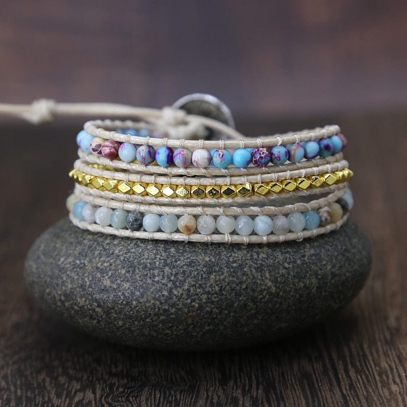 Verleidelijk Amarilis Jasper Wrap Bracelet for Essential Energy 