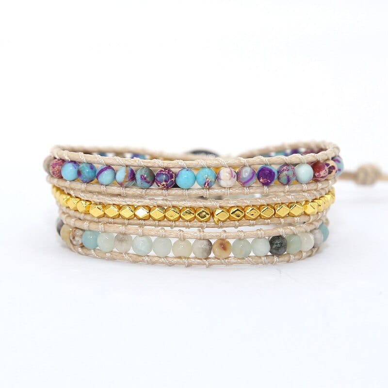 Verleidelijk Amarilis Jasper Wrap Bracelet for Essential Energy 