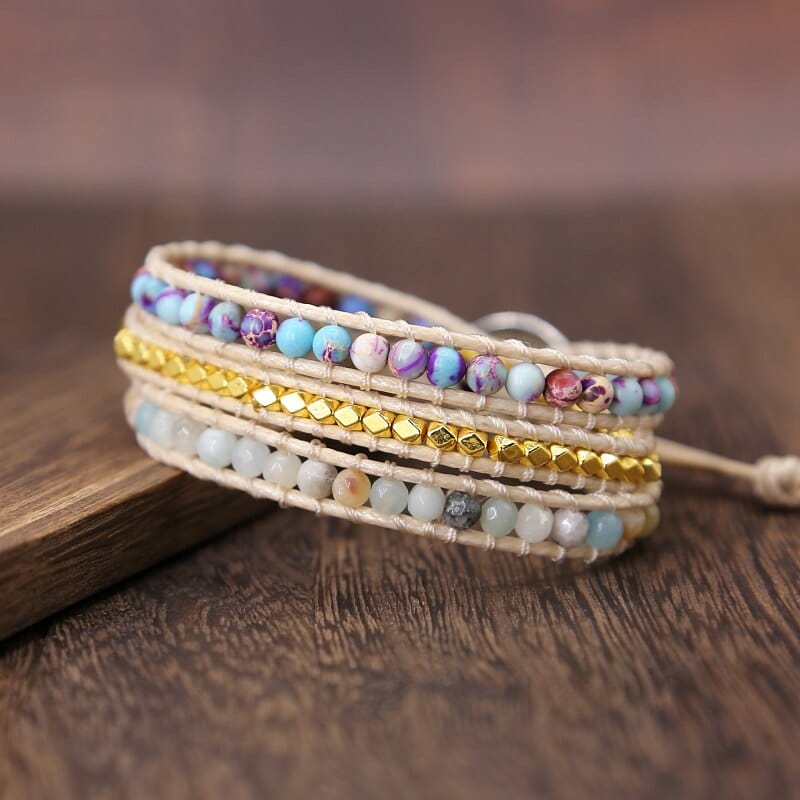 Verleidelijk Amarilis Jasper Wrap Bracelet for Essential Energy 