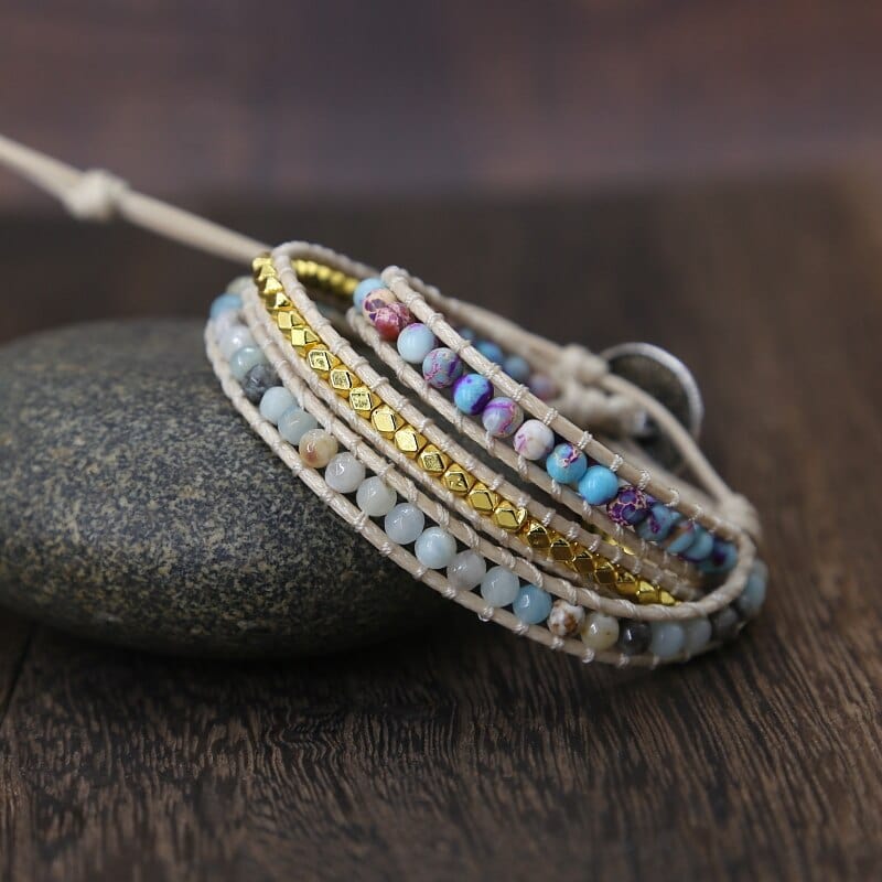 Verleidelijk Amarilis Jasper Wrap Bracelet for Essential Energy 