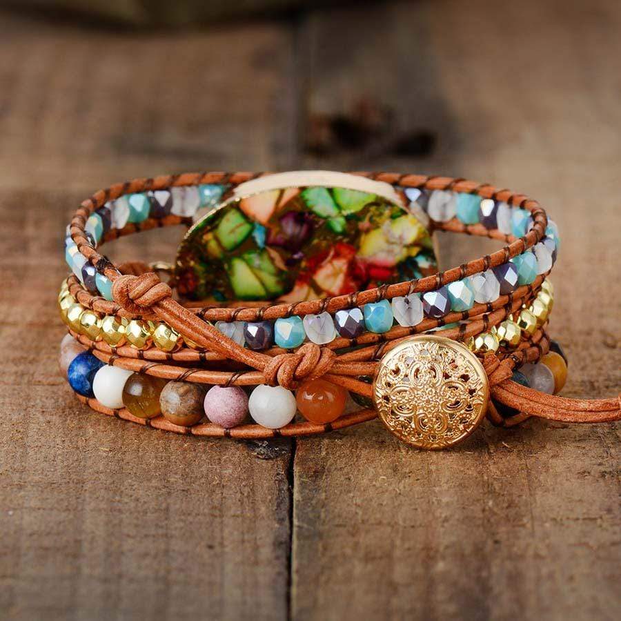 Aurora - Luxe Goddess Bracelet of Amazonite