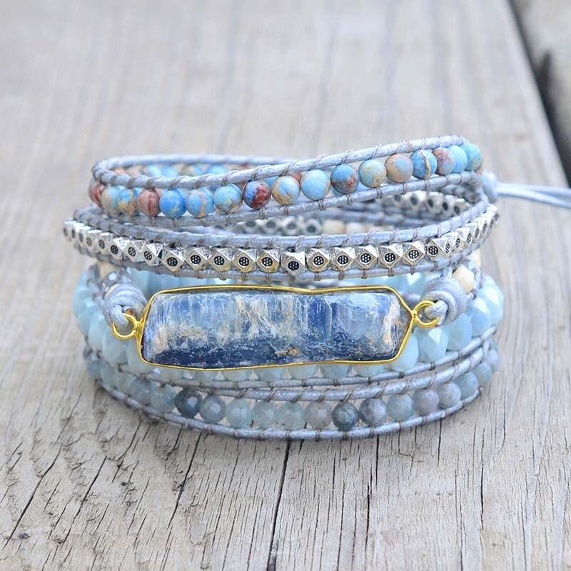 Aurina – Captivating Blue Topaz Bracelet