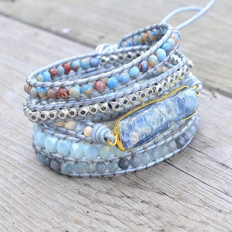 Aurina – Captivating Blue Topaz Bracelet